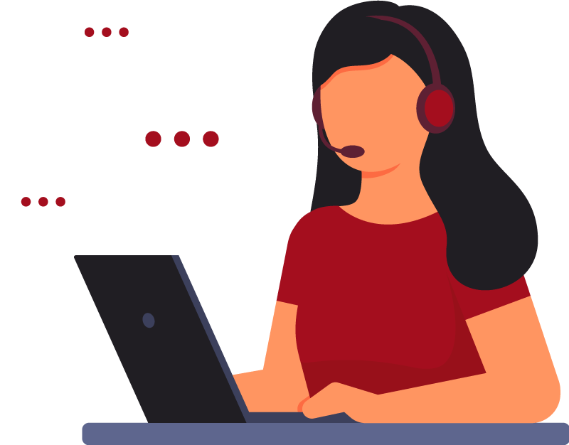 オペレーターの女性